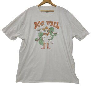Boo YAll Cowboy Ghost Graphic T-Shirt 2X-L Pivotal Partners Halloween Distressed